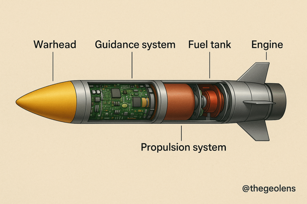Important parts of missile