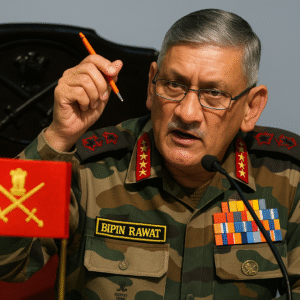 General Bipin Rawat, the first Chief of Defence Staff (CDS)