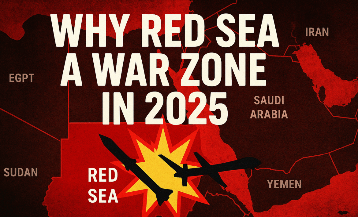 What is Red Sea and why it is a War zone in 2025 Explained   Simply.