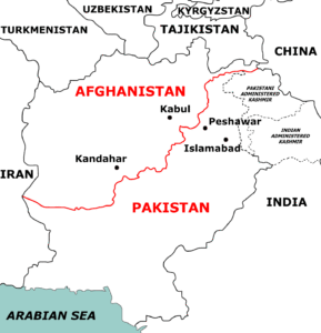 Afghanistan -Pakistan border line
