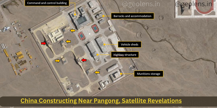 China Constructing Near Pangong, Satellite Revelations