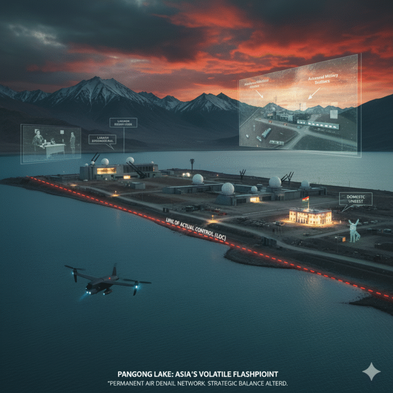 China with new Air Defence near Pangong Lake