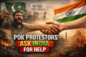 POK protestors ask India for help