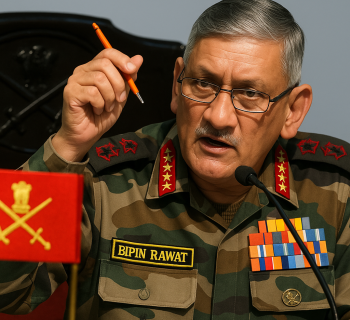 General Bipin Rawat, the first Chief of Defence Staff (CDS)
